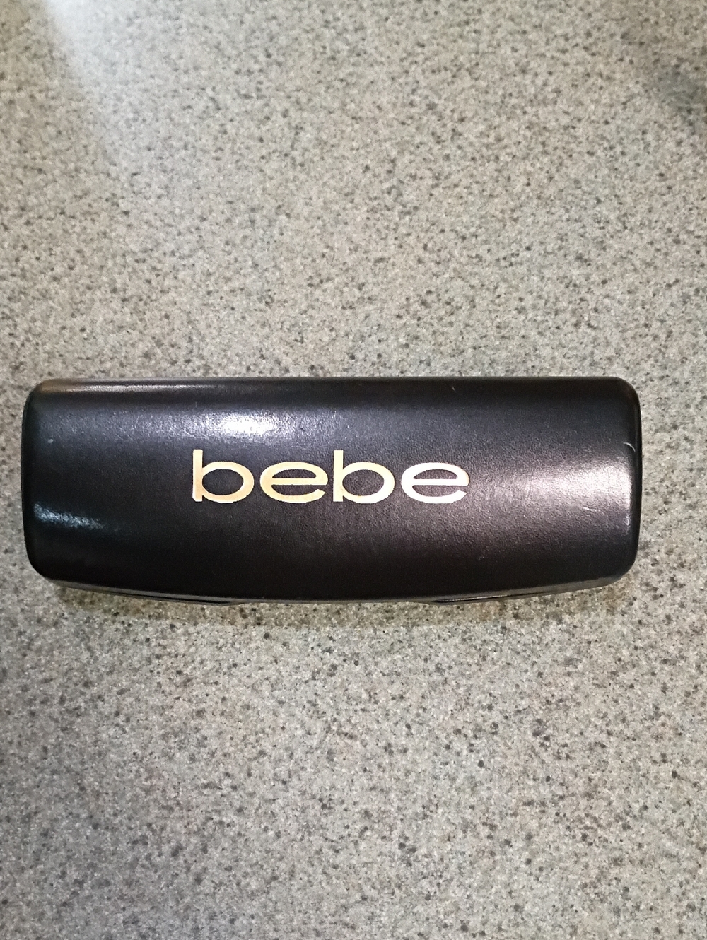 Bebe Gold And Black Sunglasses Case